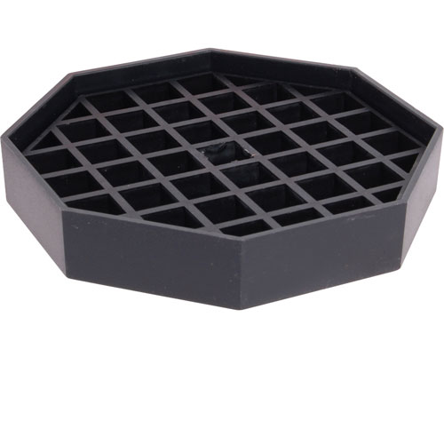 (image for) Service Ideas (Dispensers) DT45 TRAY,DRIP , W/GRID,4-1/8",BLK - Click Image to Close